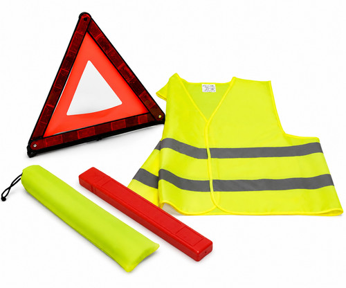Kit triangolo gilet - triangolo, +
